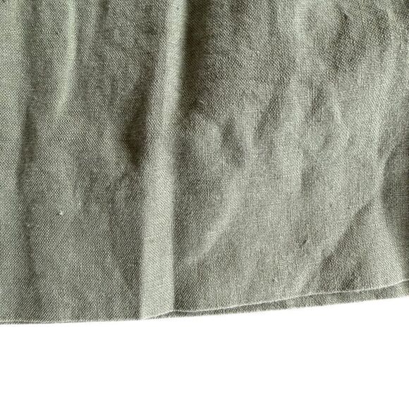 J. Crew Khaki Skirt Size 00 Linen Blend Elastic Waist Mini Short - Picture 2 of 7